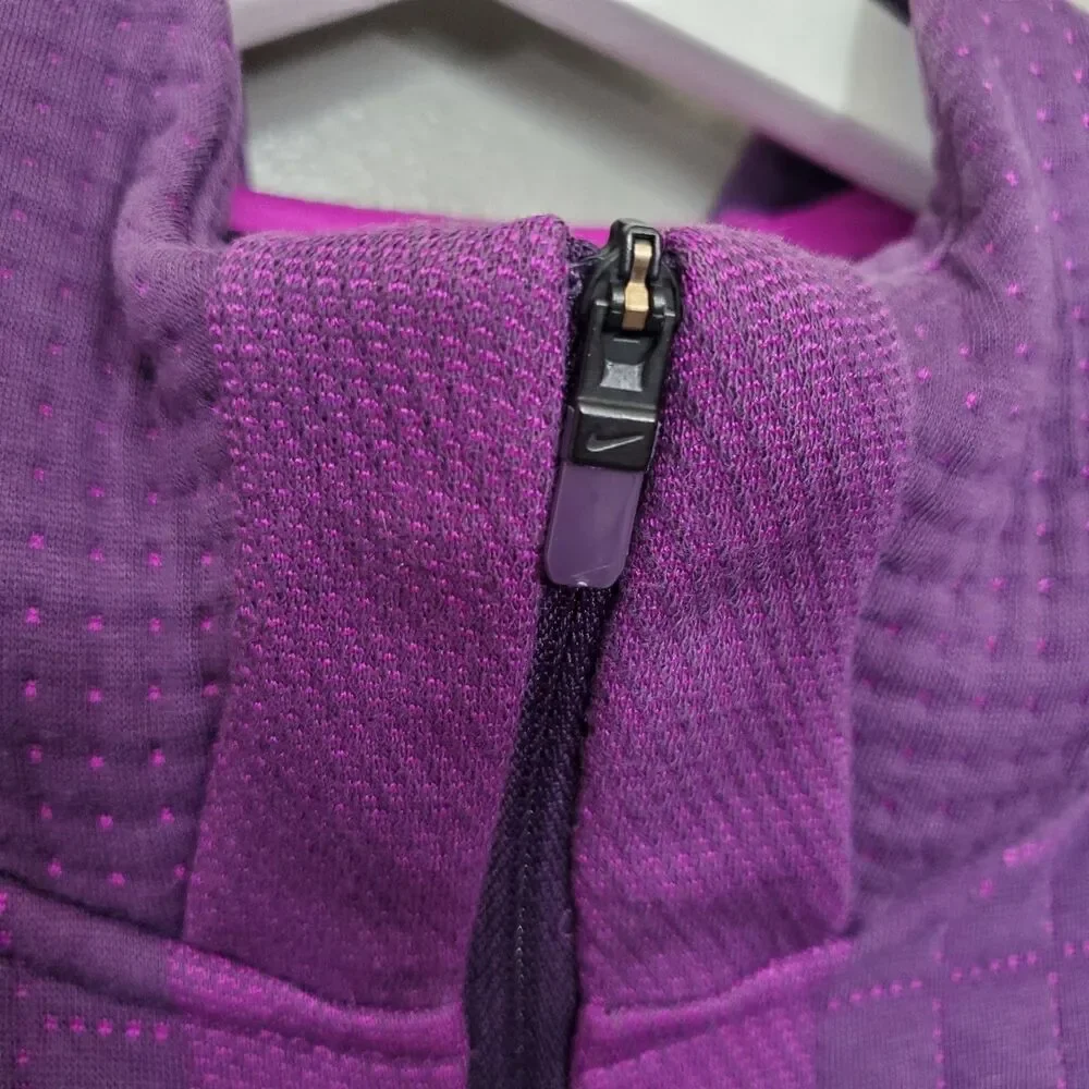 Nike Jacket Size Medium Sportswear City Ready Tech Purple Full Zip C19432-525